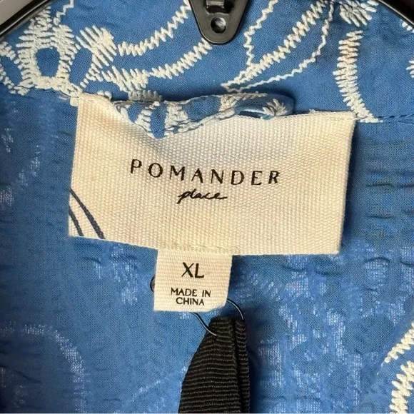 NWT Pomander Place Riviera Painted Chintz Aurora Dress XL - Picture 7 of 8